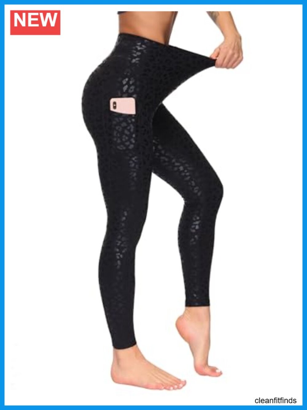 High Waist Yoga Pants Soft Workout Leggings Tummy Control Deep Pockets 4-Way